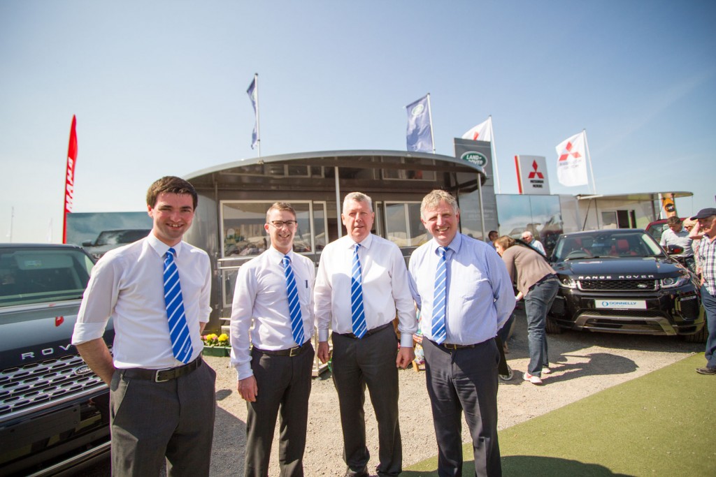 Terrence Donnelly with some of the sales team | Donnelly Group NI
