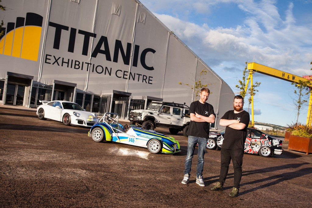 Organisers with some of the cars that will be attending the show