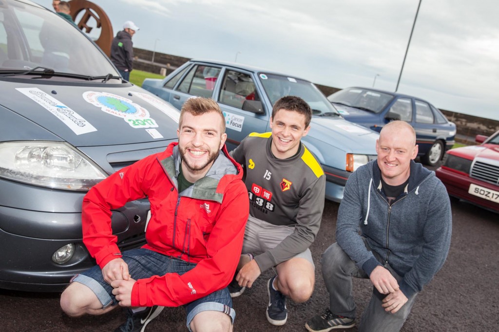 Jordan Barr, Matthew Gourley and Andrew Bennett aka ‘Team Car of the County Down’ 