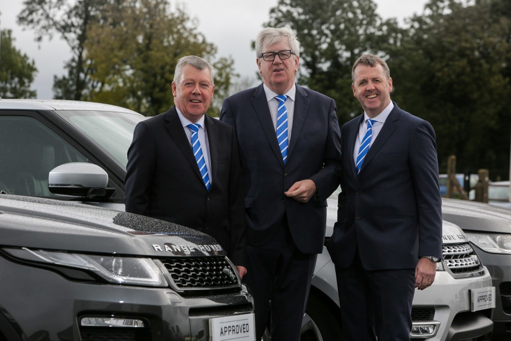 Terence Donnelly, Raymond Donnelly and Dave Sheeran JLR