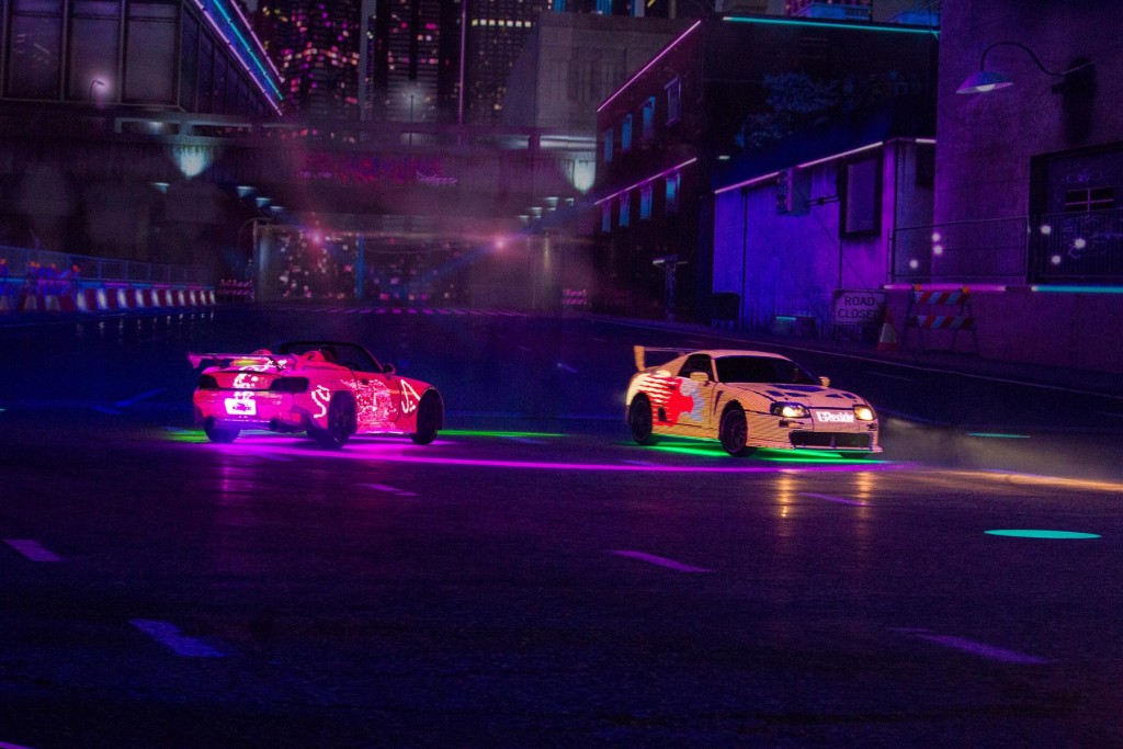 Cars wrapped in LED's are the main attraction of the 'Miami Street Racing' scene during the Fast & Furious Live show - set to roll into Belfast's SSE Arena in May next year