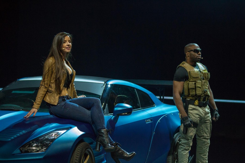 Lead actors - street racer Sophia Diaz and DSS Agent Dawson let media in on some of their role during the dress rehearsal at the NEC Birmingham, the live show is set to roll into Belfast's SSE Arena in May 2018
