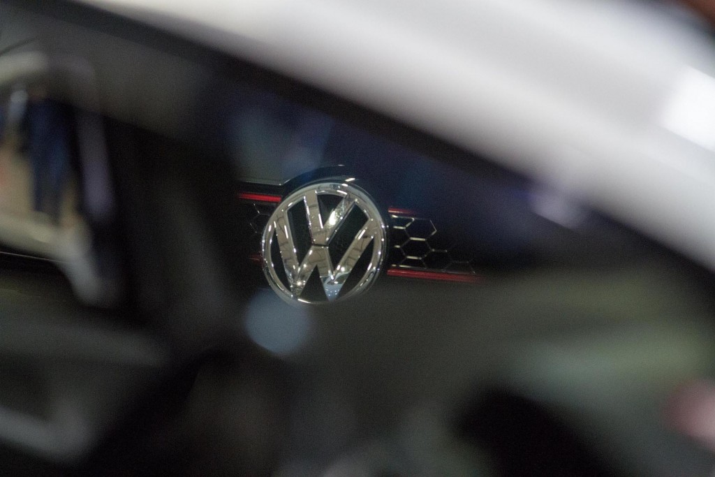 Everywhere you look, even through the windows of another car, VW's are everywhere...