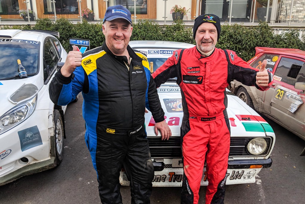 2WD winners Paul Barrett and Gordon Noble. pic:Jonathan MacDonald