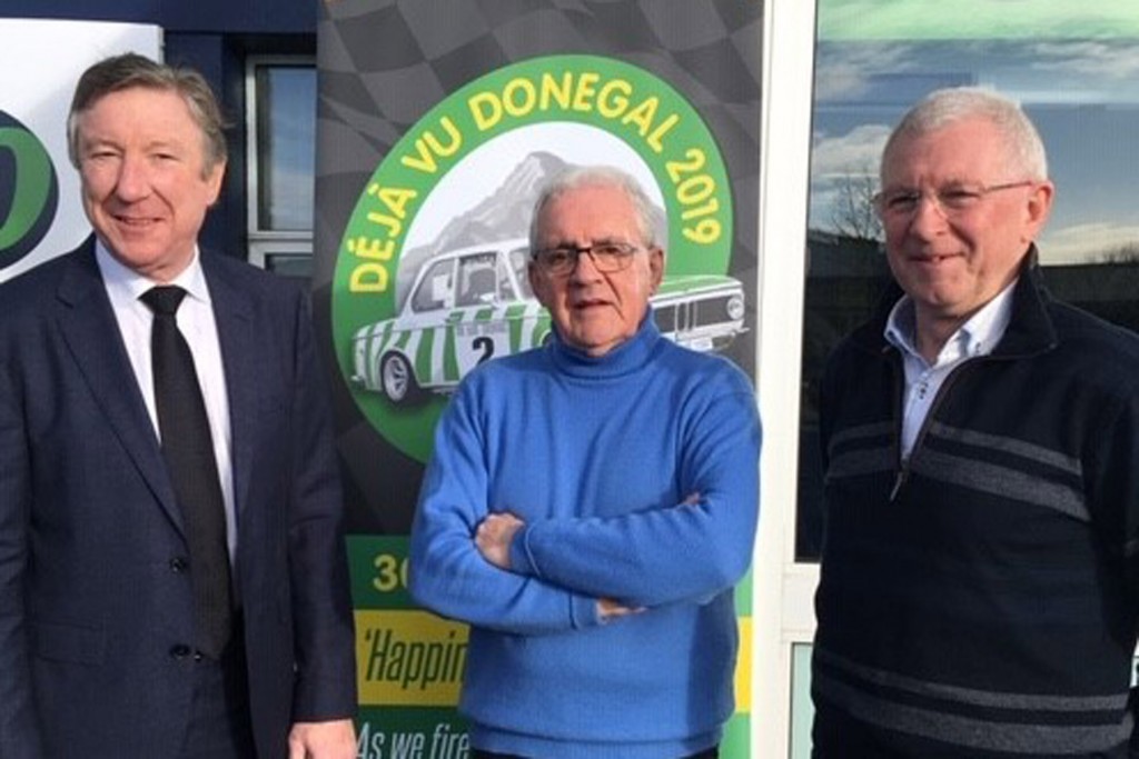 Winners all at the Press launch for Deja vu Donegal | L-R; John Lyons, twice winner; Cathal Curley, winner of first three events; James Cullen, twice winner. 