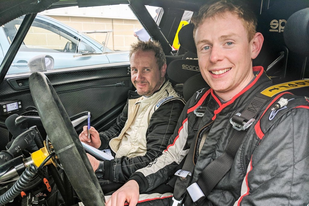 Rally winners Stephen Wright (right) and Keith Rainey in their Fiesta R5. picture:Jonathan MacDonald/MOTORSPORTPR.COM