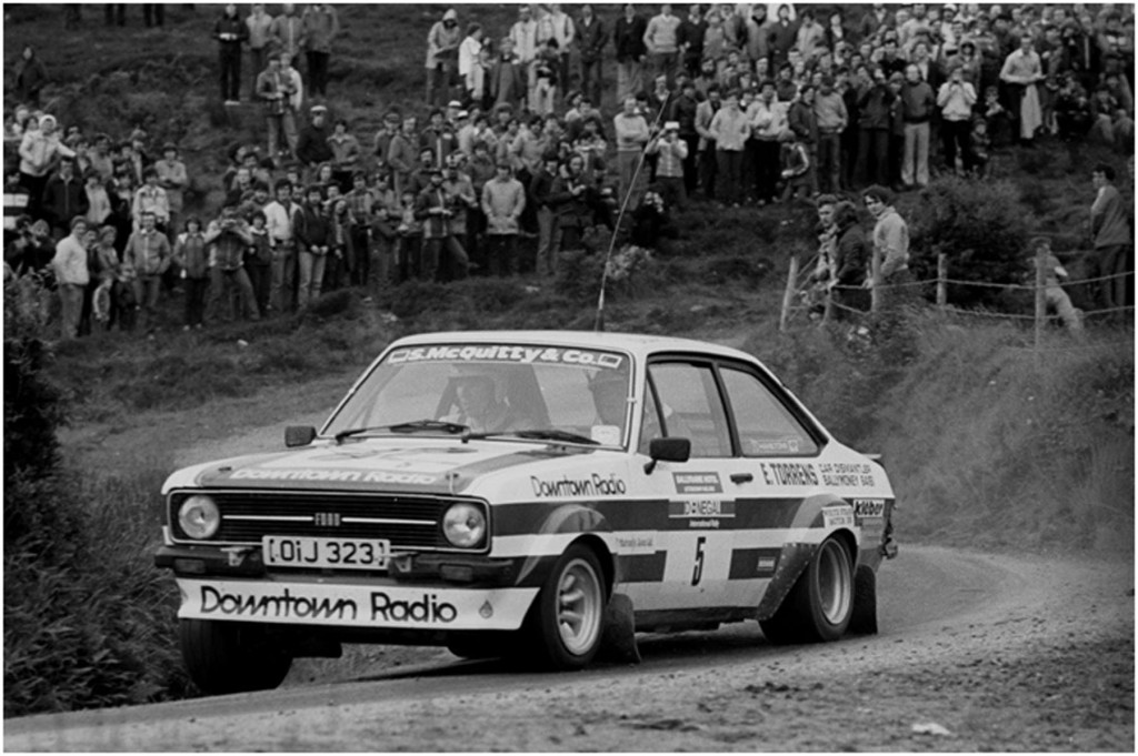 John Lyons and Bill Moffett head for their first of two consecutive Donegal wins in 1981 - Photo courtesy of Esler Crawford Photography