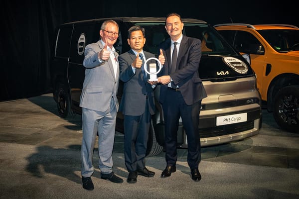 Kia’s first full-electric, dedicated van, the PV5, is awarded ‘2026 International Van of the Year’…